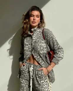 Vox Jacket - Leopard Print