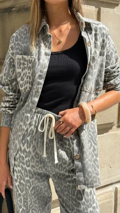 Vox Jacket - Leopard Print