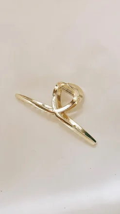 Wallia Claw Clip - Gold