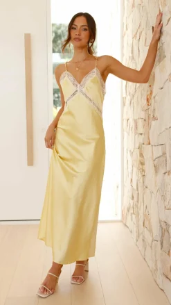 Westley Maxi Dress - Yellow