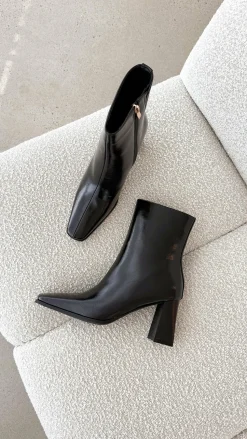 Wez Boots - Black Shine