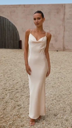 Willow Maxi Dress - Champagne