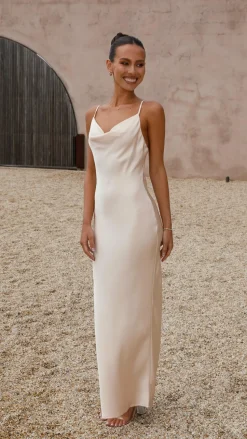 Willow Maxi Dress - Champagne