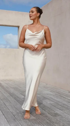 Willow Maxi Dress - Champagne