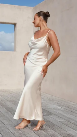 Willow Maxi Dress - Champagne