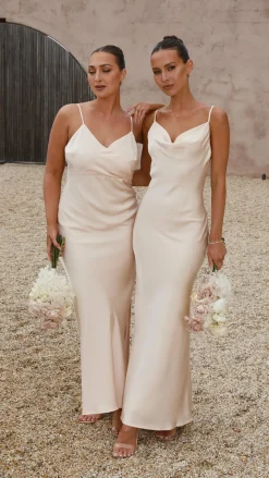 Willow Maxi Dress - Champagne