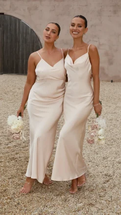 Willow Maxi Dress - Champagne