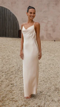 Willow Maxi Dress - Champagne