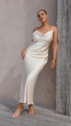 Willow Maxi Dress - Champagne