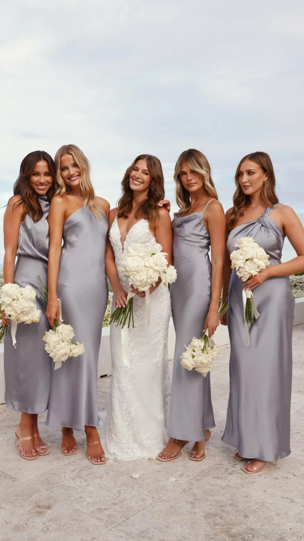 Willow Maxi Dress - Steel Blue