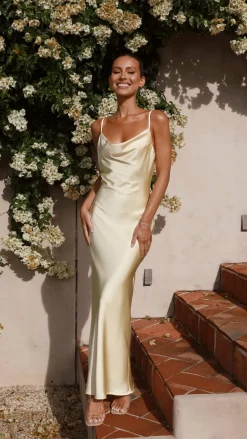 Willow Maxi Dress - Yellow