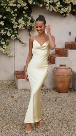 Willow Maxi Dress - Yellow