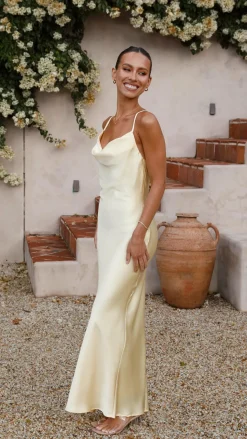 Willow Maxi Dress - Yellow