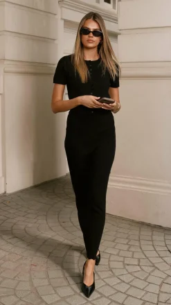 Xanthe Knit Maxi Skirt - Black