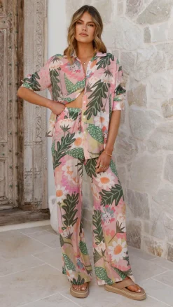 Xiana Pants - Tropical Print