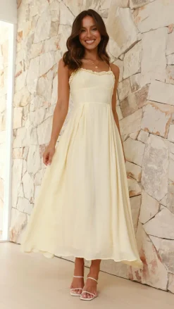 Xylia Maxi Dress - Yellow