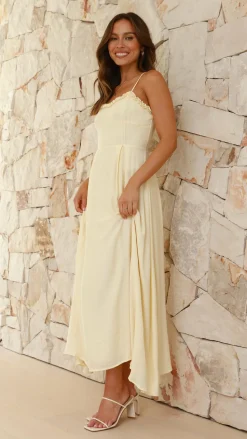 Xylia Maxi Dress - Yellow