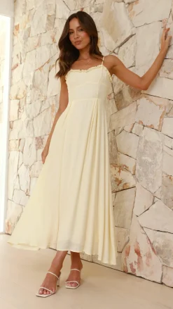 Xylia Maxi Dress - Yellow