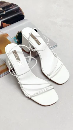Yachi Heels - White