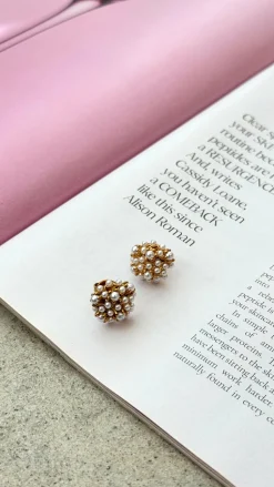 Yatima 18K Gold Earrings - Gold / Pearl