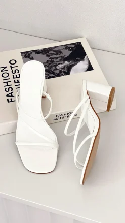 Yazmin Heel - White
