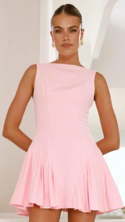 Yesim Mini Dress - Baby Pink