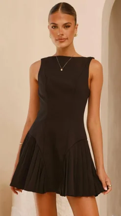 Yesim Mini Dress - Black