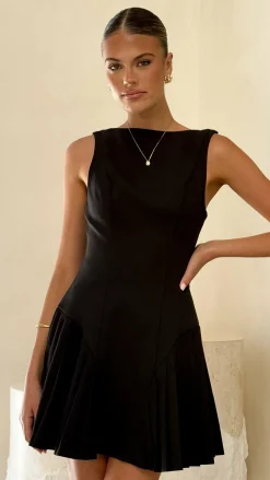 Yesim Mini Dress - Black