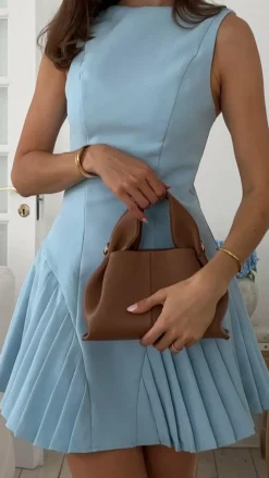 Yesim Mini Dress - Blue