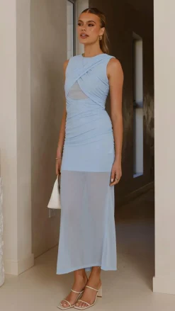 Zarah Maxi Dress - Baby Blue