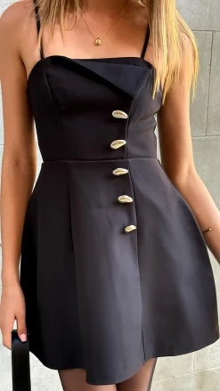 Zata Mini Dress - Black