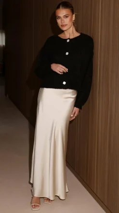 Zelara Knit Cardigan - Black