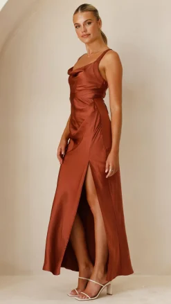 Zendaya Maxi Dress - Rust