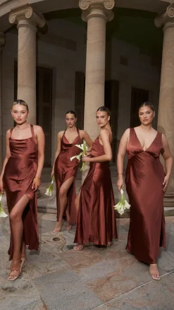 Zendaya Maxi Dress - Rust