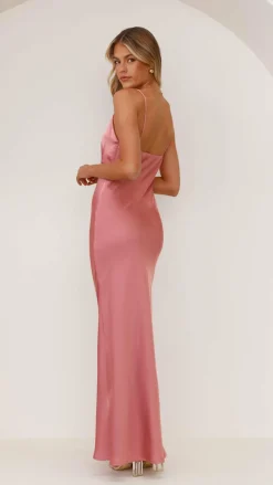 Ziah Maxi Dress - Baked Rose