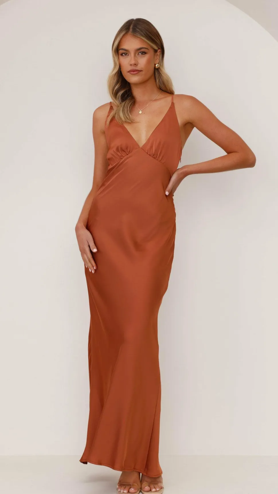 Ziah Maxi Dress - Copper