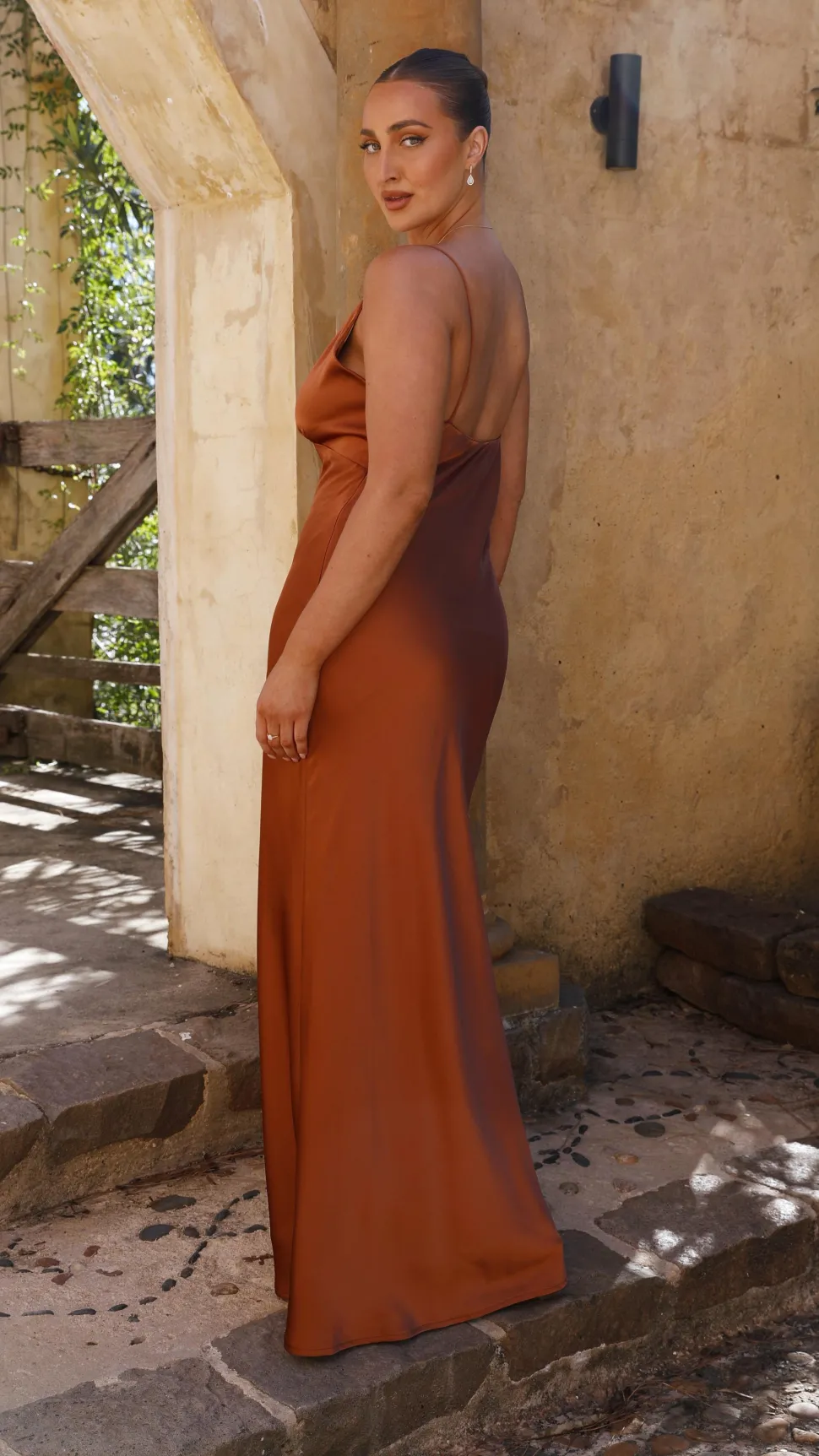 Ziah Maxi Dress - Copper