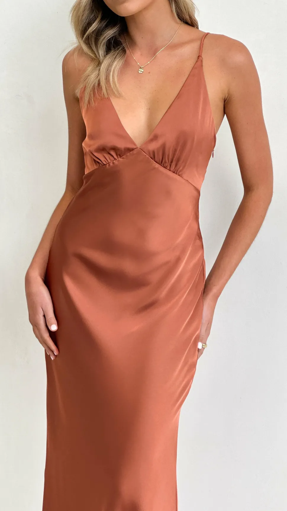 Ziah Maxi Dress - Copper