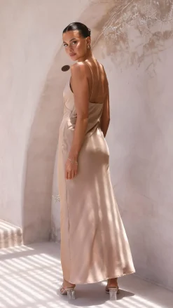 Ziah Maxi Dress - Latte