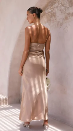 Ziah Maxi Dress - Latte