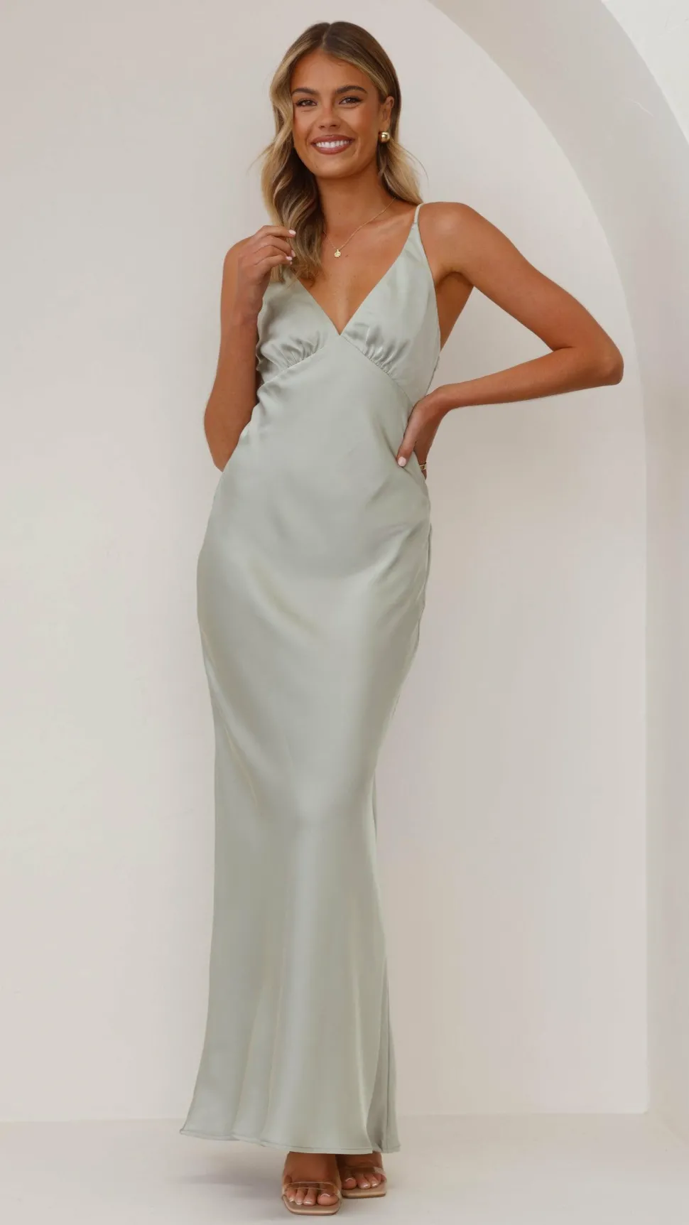 Ziah Maxi Dress - Olive