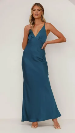 Ziah Maxi Dress - Teal