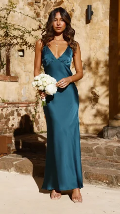 Ziah Maxi Dress - Teal