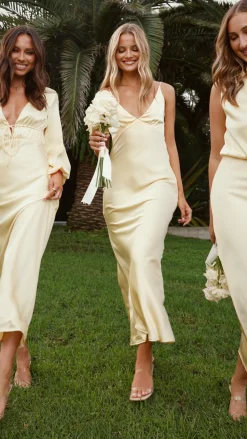 Ziah Maxi Dress - Yellow