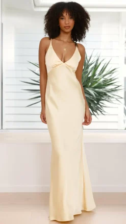 Ziah Maxi Dress - Yellow