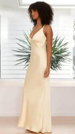 Ziah Maxi Dress - Yellow